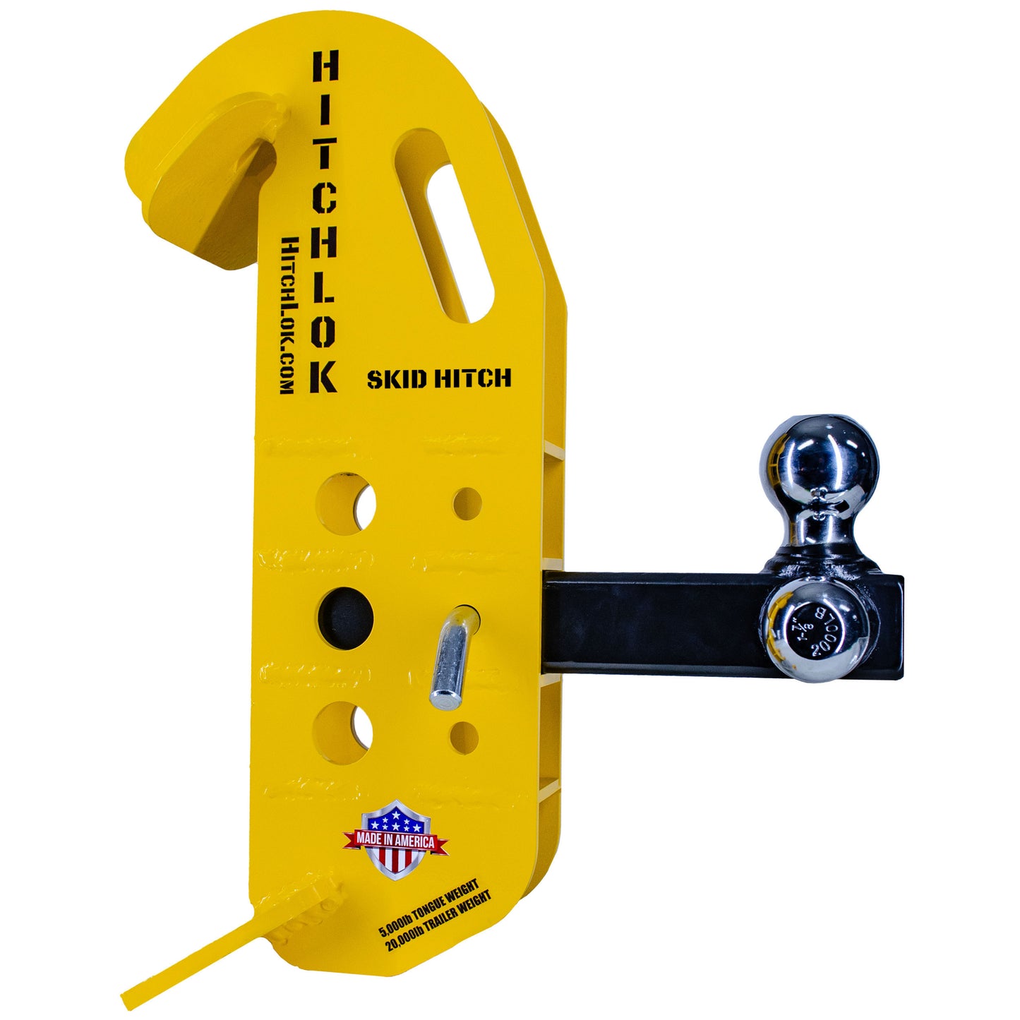 HitchLok™ Skid Hitch for Skidsteer, Tractor 5,000/20,000lb Capacity